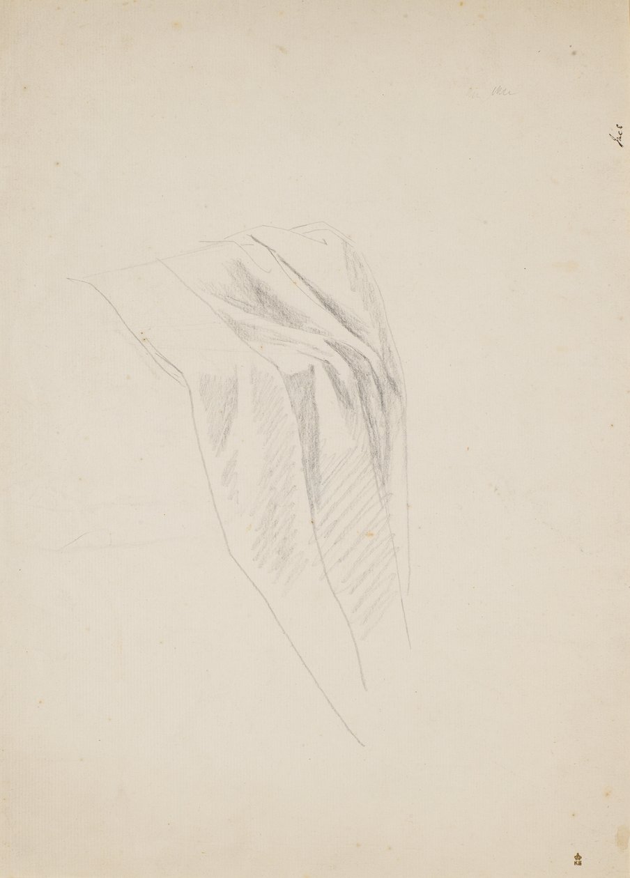 Draperiestudie von Jens Juel