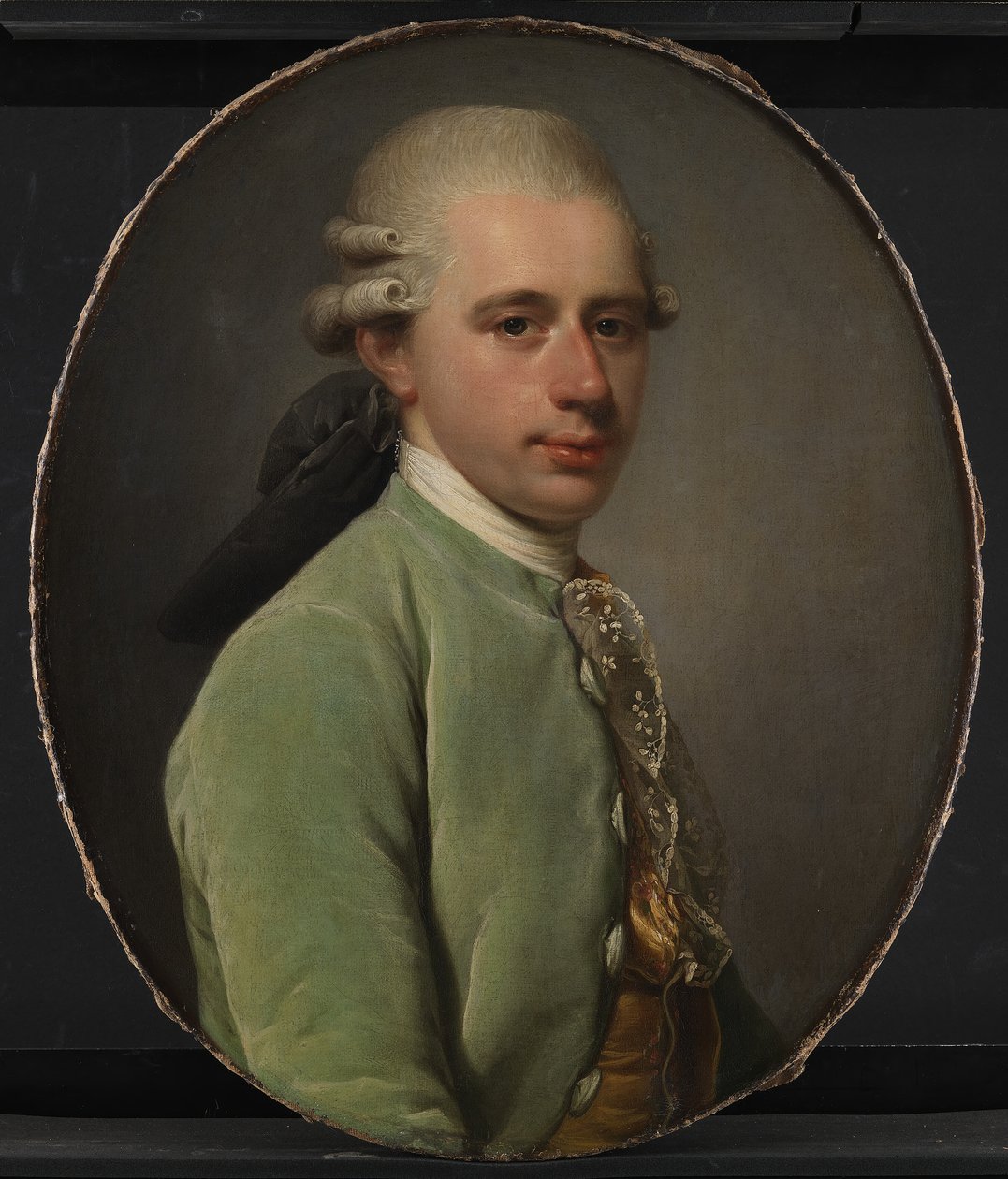 Generaldirektor der Post Frederik Hauch als junger Mann von Jens Juel