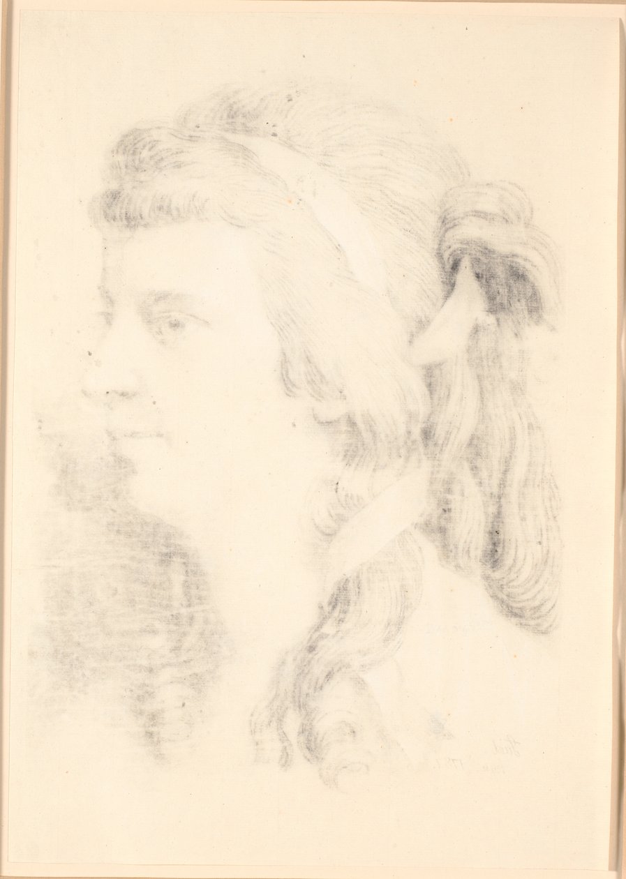 Porträt von Henriette Frederikke Moe von Jens Juel
