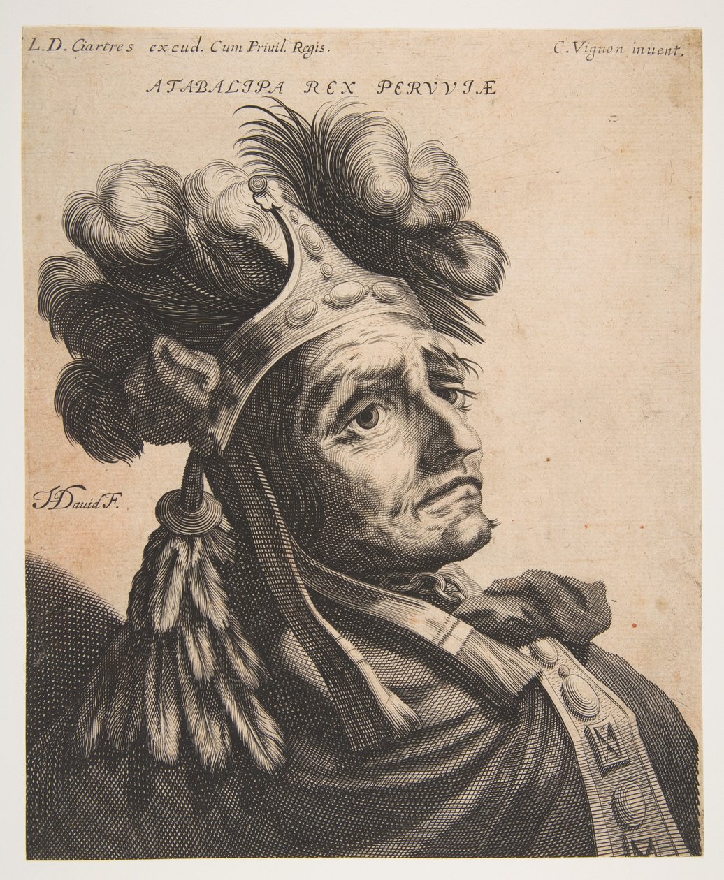 Atabalipa, König von Peru, ca. 1634-37 von Jerôme David
