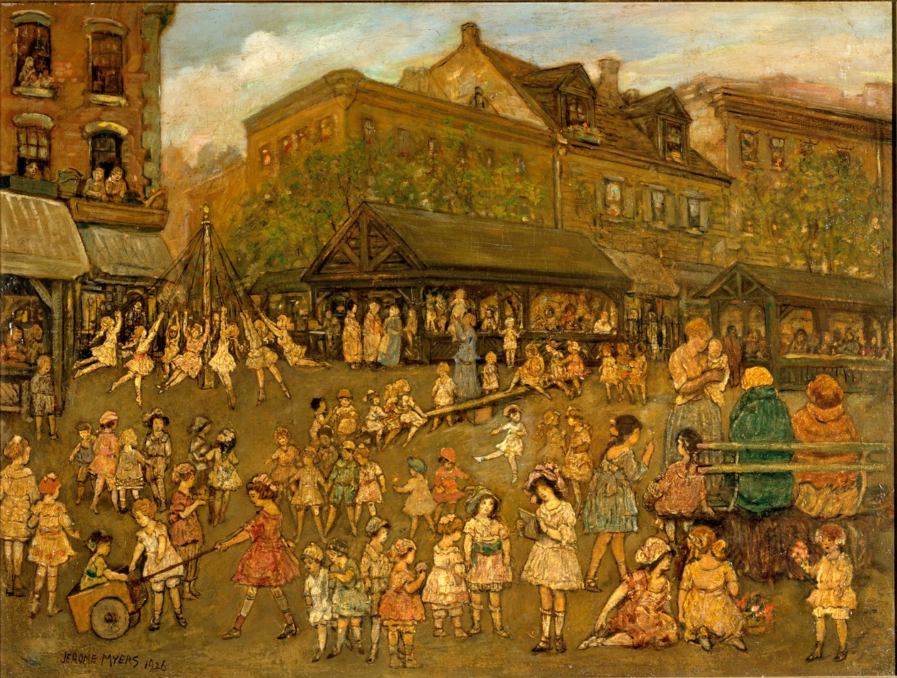 Das Feld der Freude, 1920 von Jerome Myers