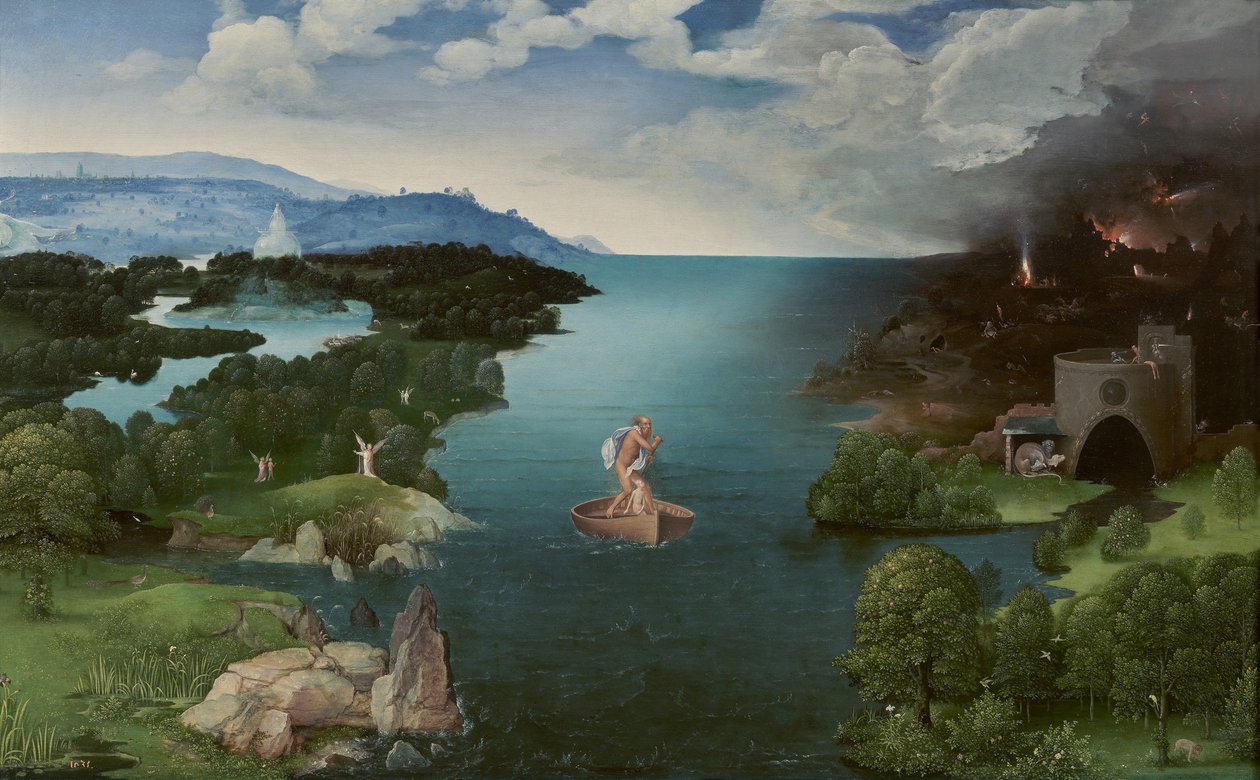 Charon überquert den Styx von Joachim Patinir