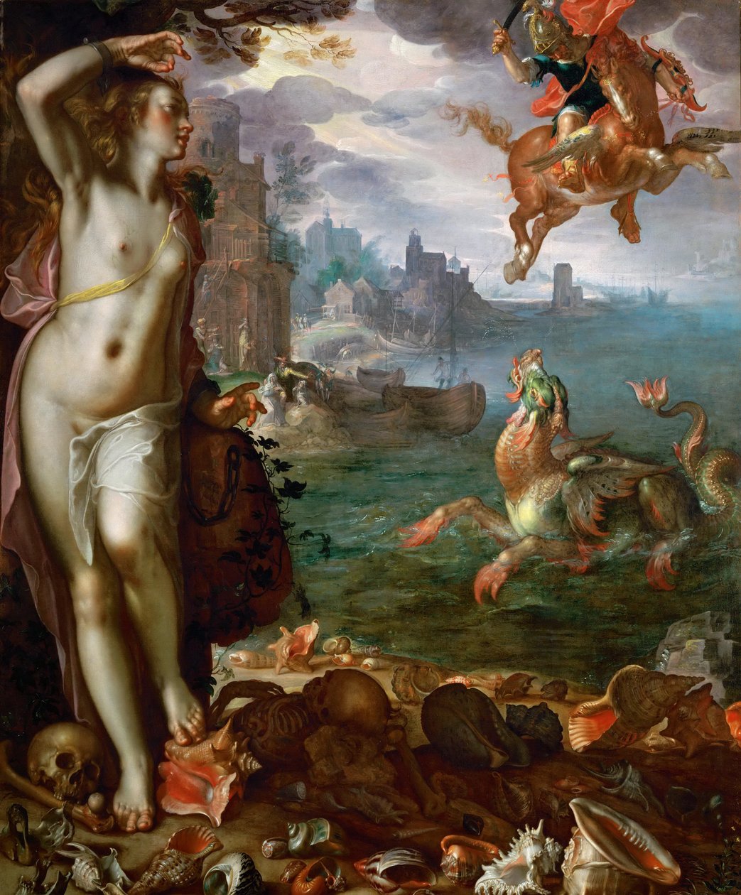 Perseus befreit Andromeda von Joachim Wtewael or Utewael