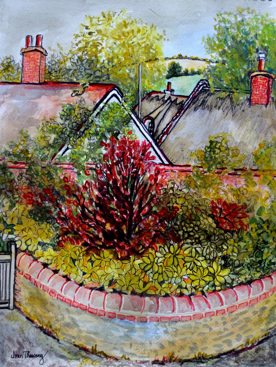 Über die Dächer, aus Cynthias Studio, 2010 von Joan Thewsey