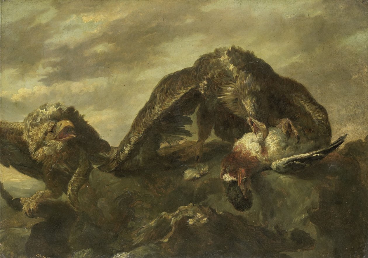 Adler auf den Klippen von Joannes Fijt (copy after)