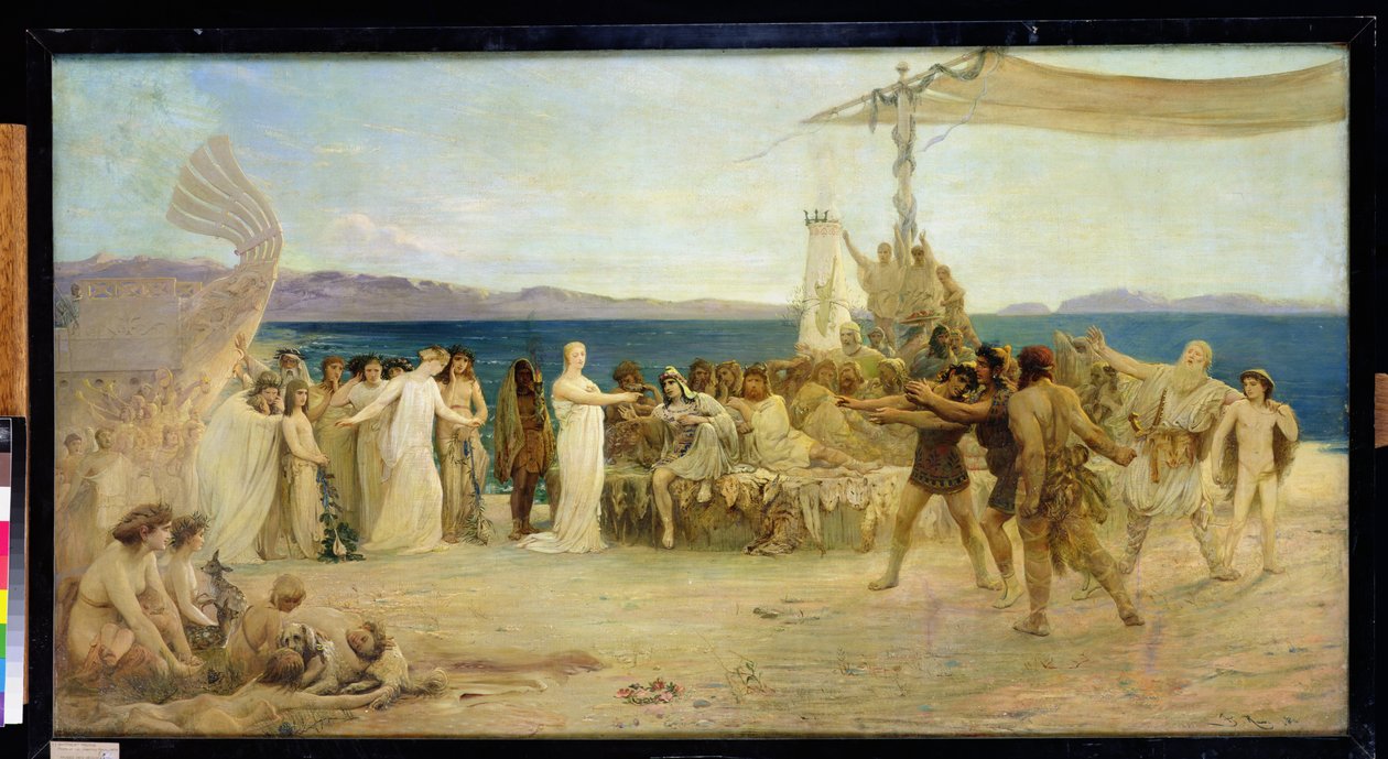 Gyptis und Protis, 1874 von Joanny Rave