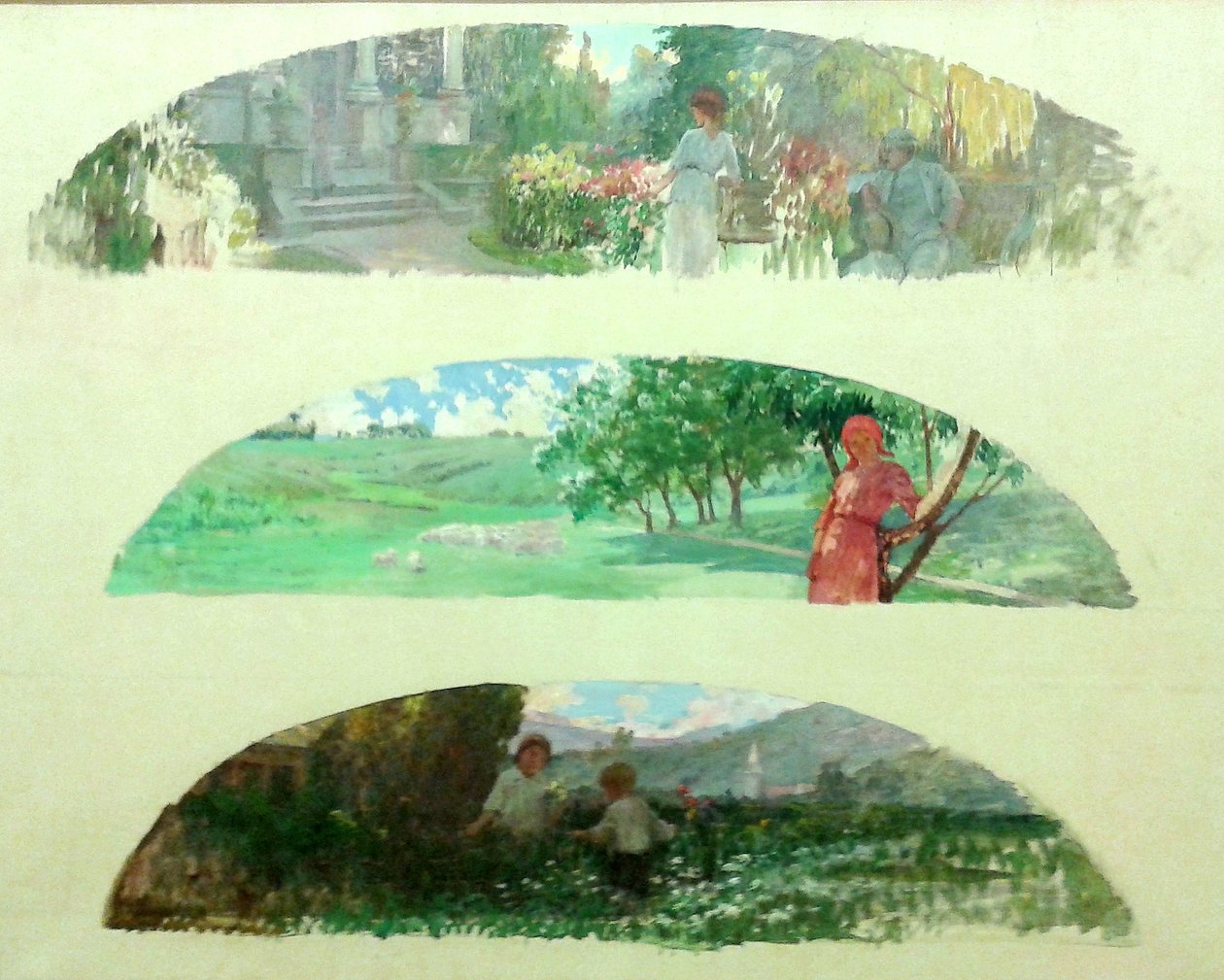 Ohne Titel [Studie für die Dekoration des Hauses von Oswaldo Cruz] von Joao Batista da Costa