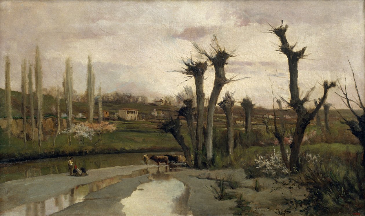 Der Beginn des Frühlings von Joaquim Vayreda