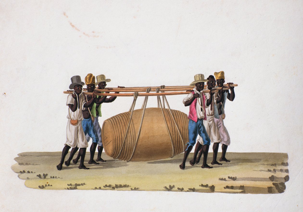 Weinträger von Joaquim Candido Guillobel