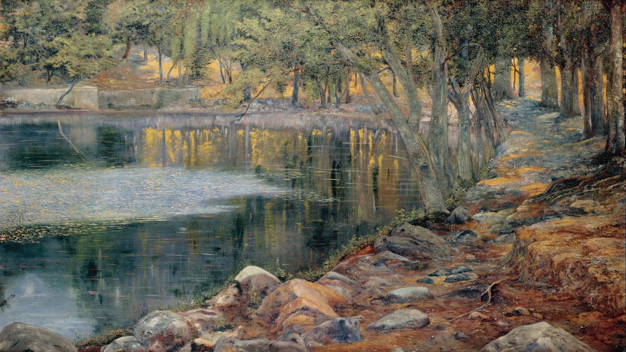 Sprießende Quellen im Herbst von Joaquín Clausell