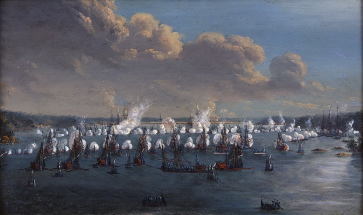 Schlacht bei Fredrickshamn 15. Mai 1790 von Johan Tietrich Schoultz