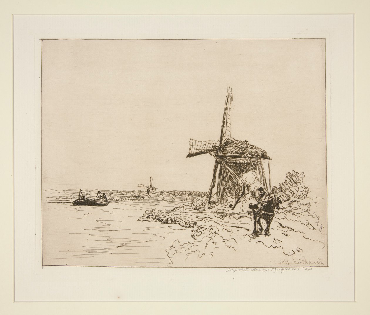 Der Treidelpfad von Johan Barthold Jongkind