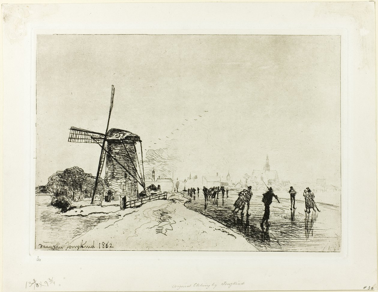 Ansicht der Stadt Maassluis von Johan Barthold Jongkind
