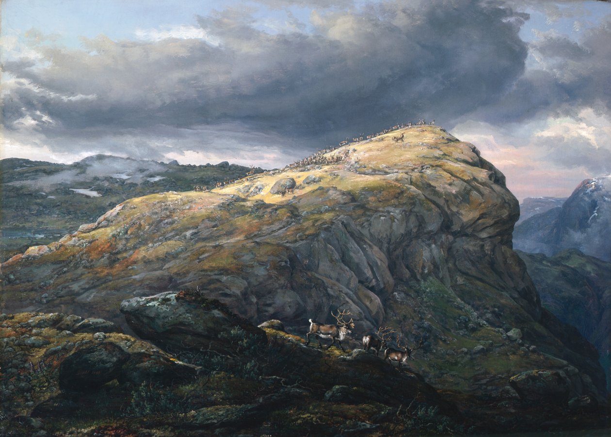 Stugunøset auf Filefjell von Johan Christian Dahl