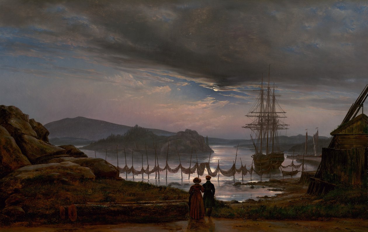 Blick von Vaekero bei Christiania von Johan Christian Dahl