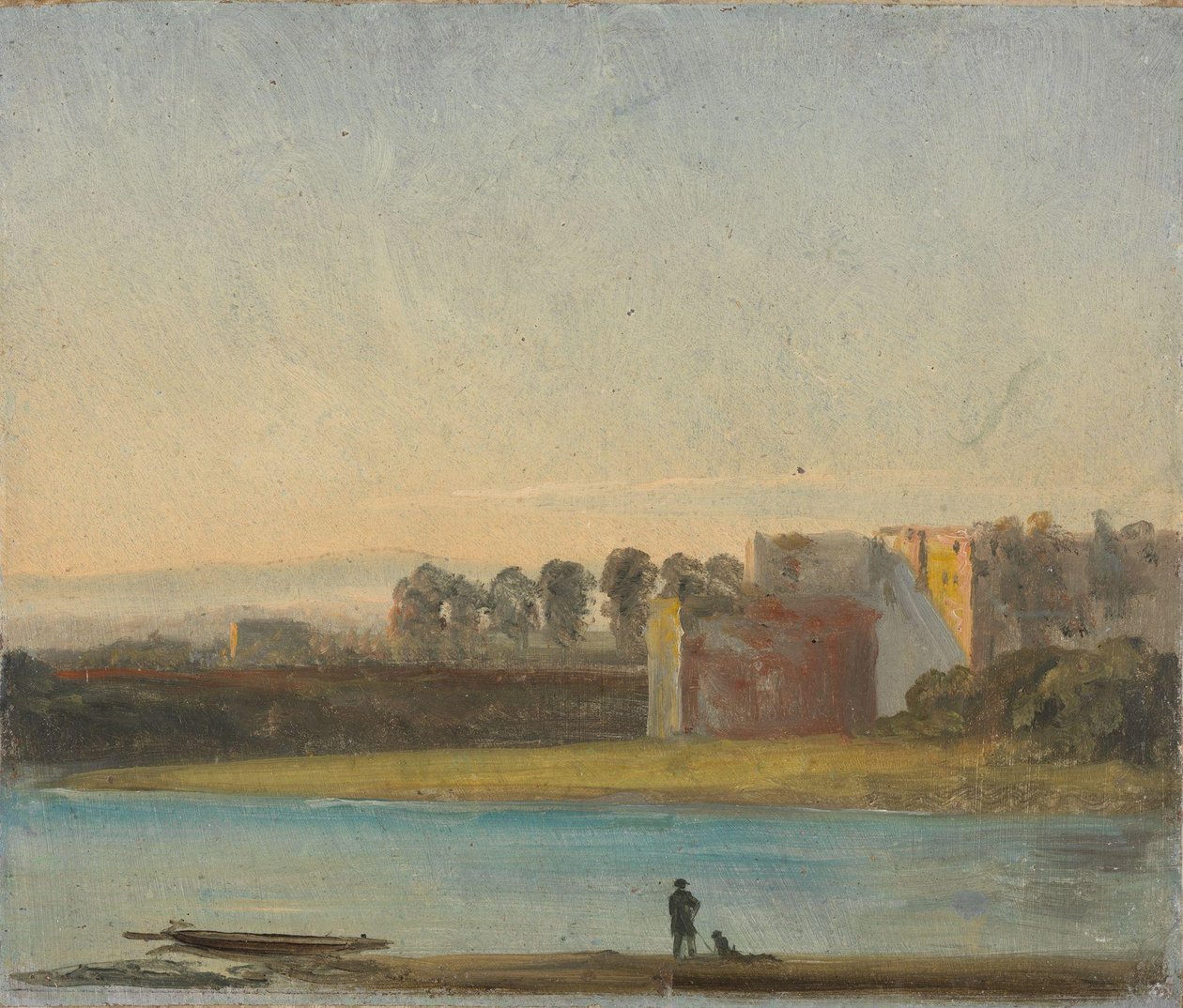 Blick über die Elbe von Johan Christian Dahl