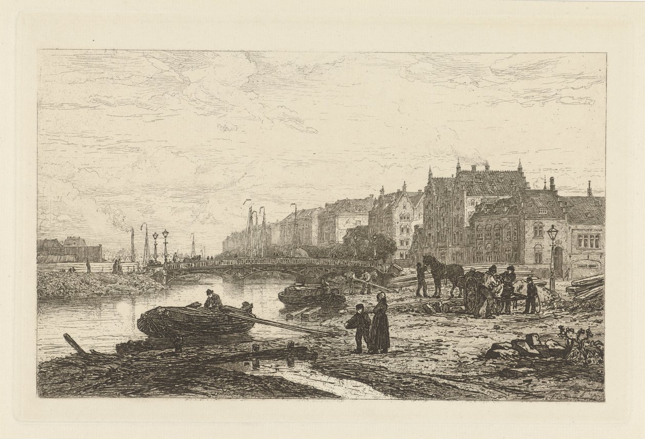 Ansicht der Stadhouderskade von Johan Conrad Greive
