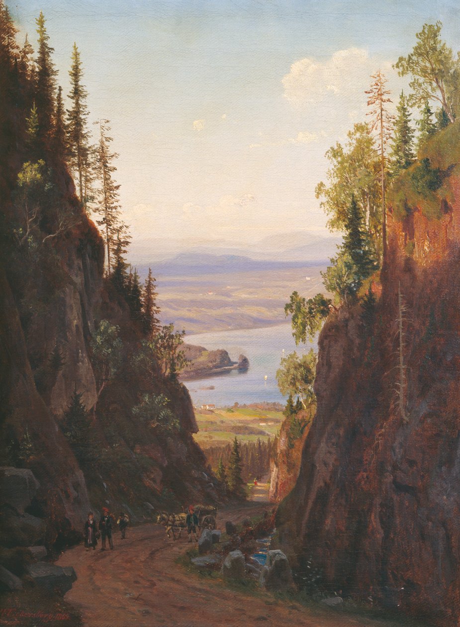 Landschaft von Krokkleiva von Johan Fredrik Eckersberg