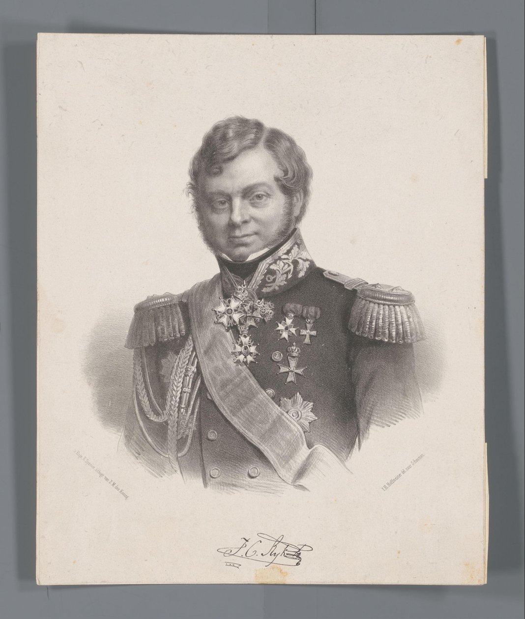 Porträt von Julius Constantijn Rijk von Johan Hendrik Hoffmeister