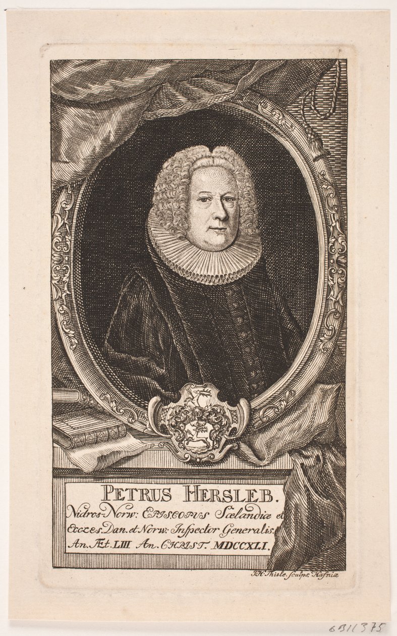 Bischof Peder Hersleb von Johan Herman Thiele