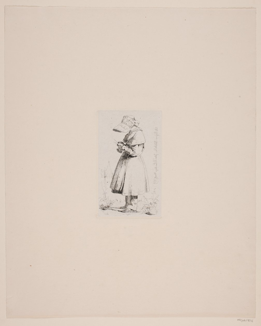 Kleine Regine in Vallekilde von Johan Lundbye