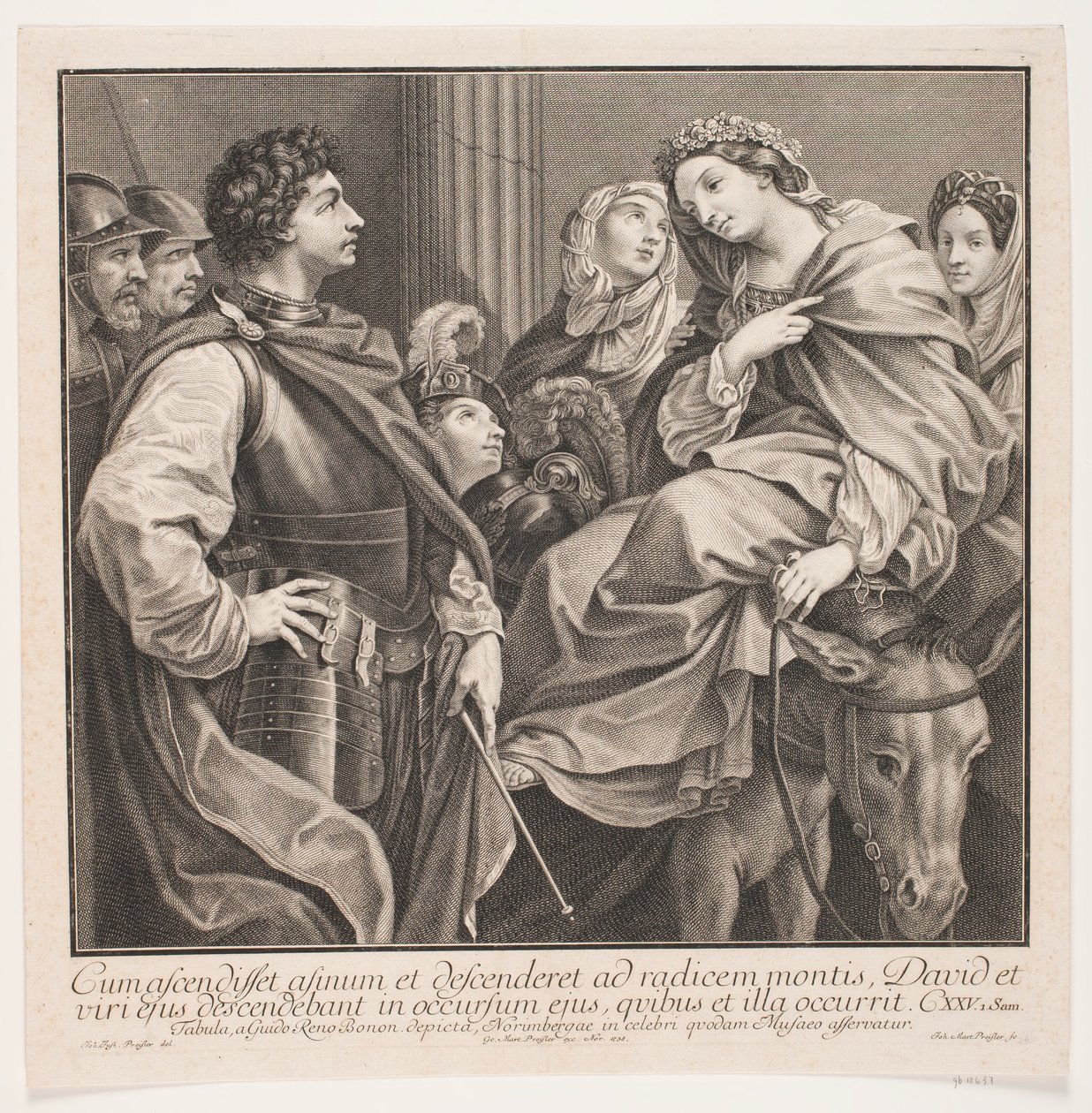 David und Abigail von Johan Martin Preisler