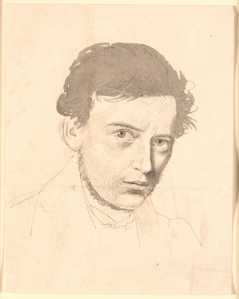 Porträt eines jungen Mannes von Johan Thomas Lundbye