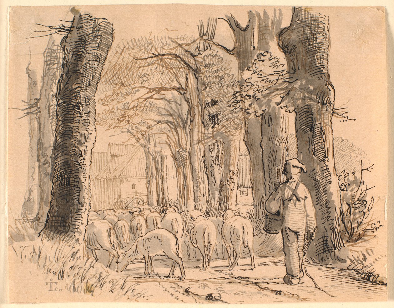 Der Hirtenjunge von Johan Thomas Lundbye