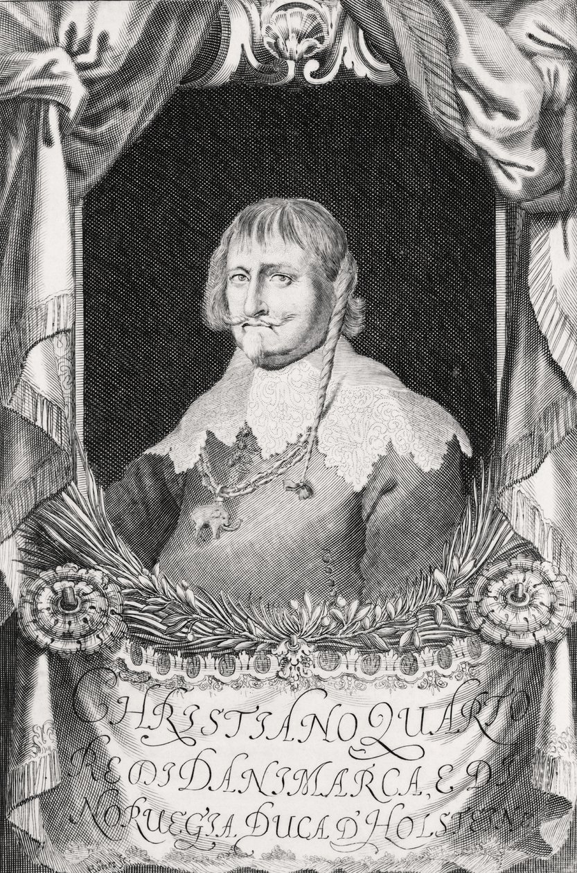 Christian IV. von Dänemark von Johann Alexander Boener