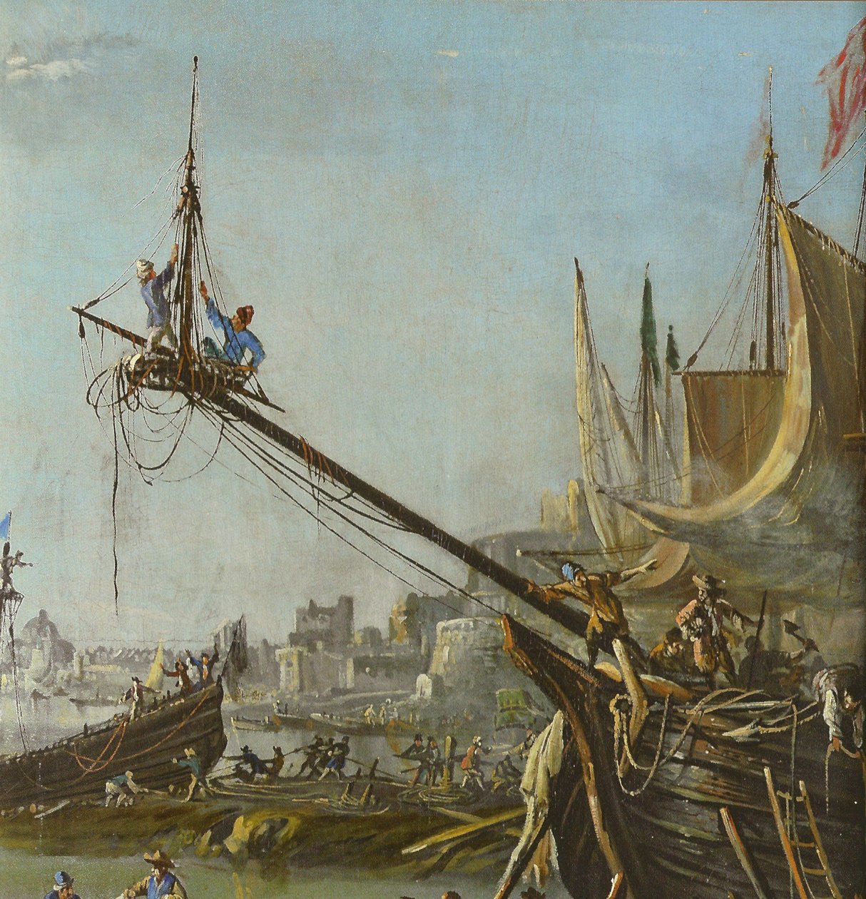 Ein Meerhafen von Johann Anton Eismann