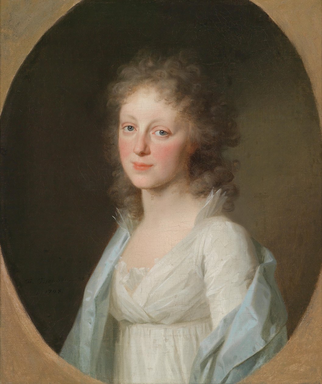 Frau Loder, geb. Richter von Johann Friedrich August Tischbein