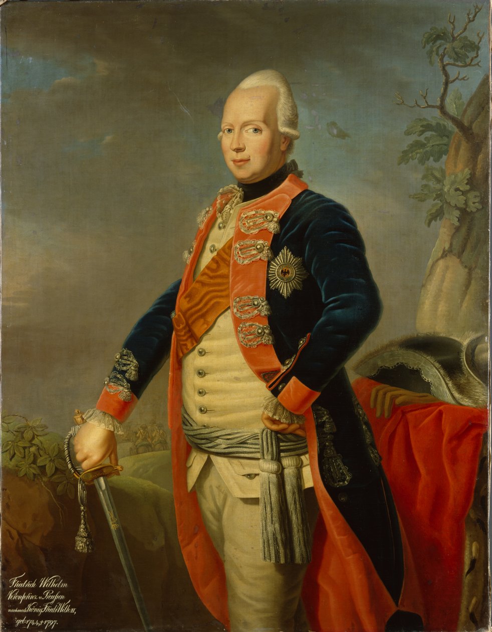 Friedrich Wilhelm II. von Preußen, ca. 1770 von Johann Jacob Tischbein