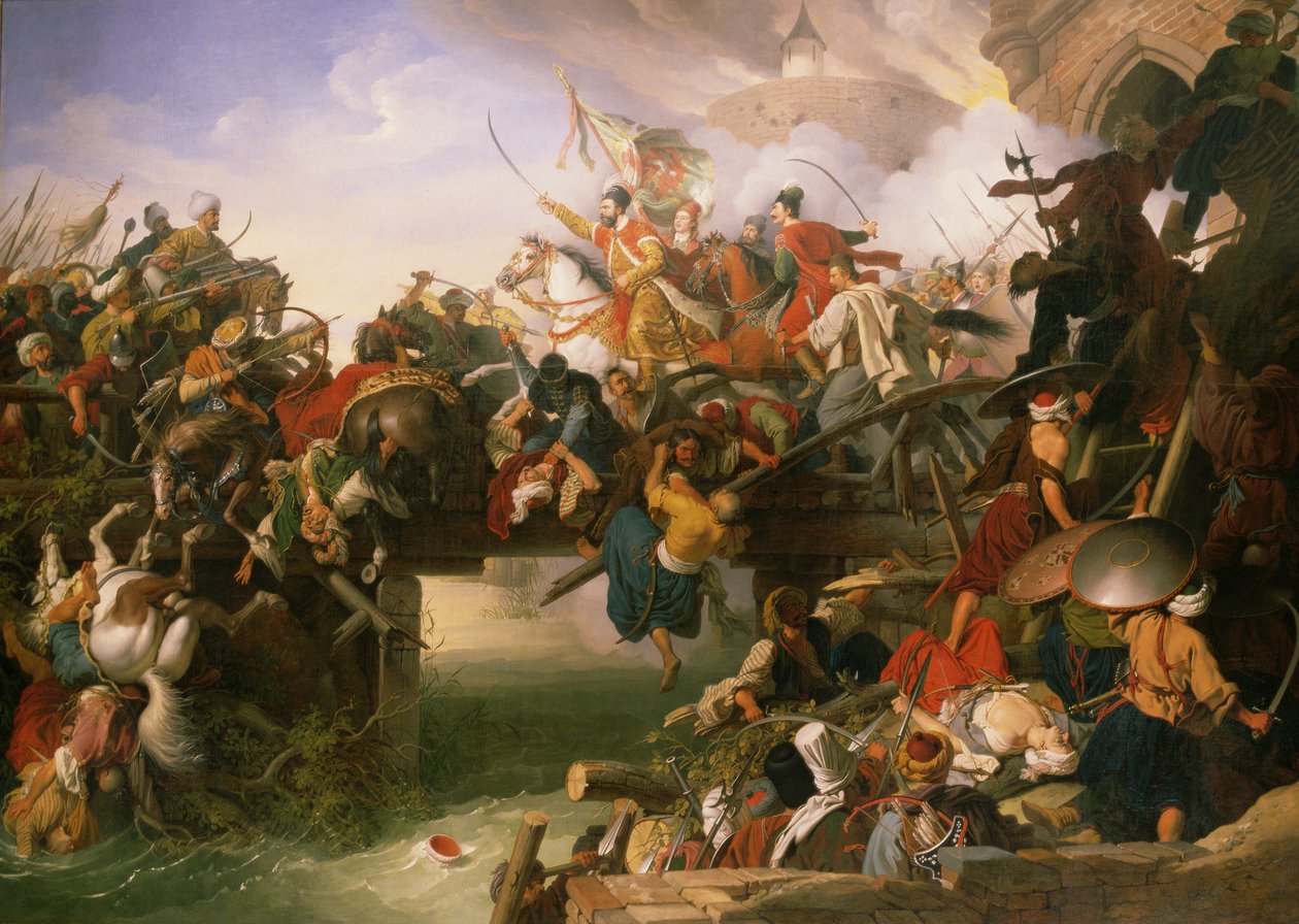 Zrinyis Ausbruch von Johann Peter Krafft
