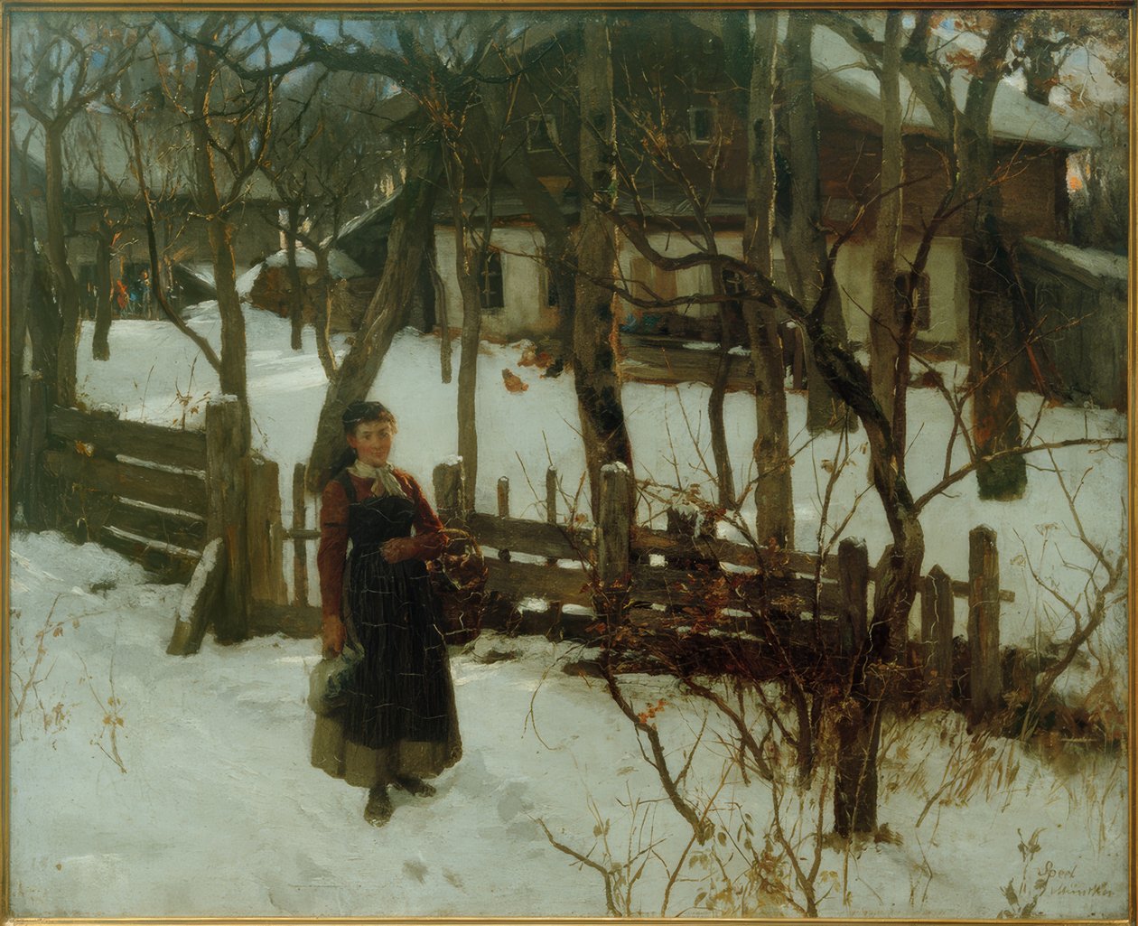 Winterlandschaft von Johann Sperl