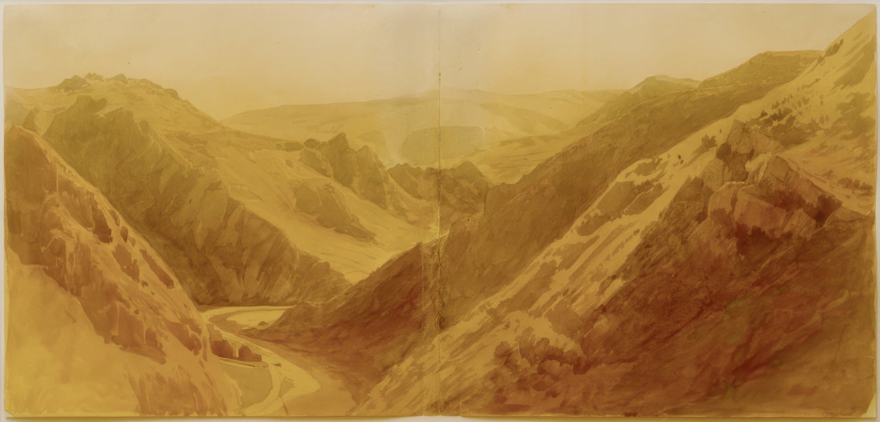 Vom Weißen Kreuz Ahrabwärts von Johann Wilhelm Schirmer