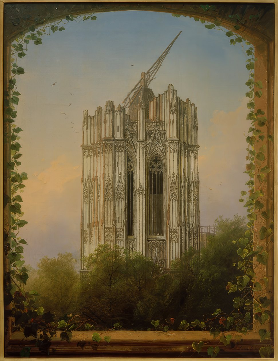 Unvollendeter Südturm von Johann Adolf Lasinsky