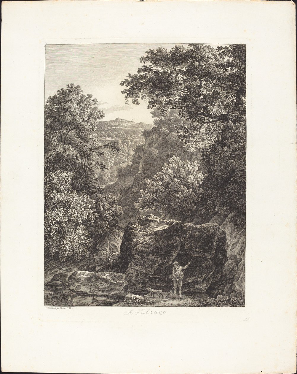 In Subiaco von Johann Christian Reinhart