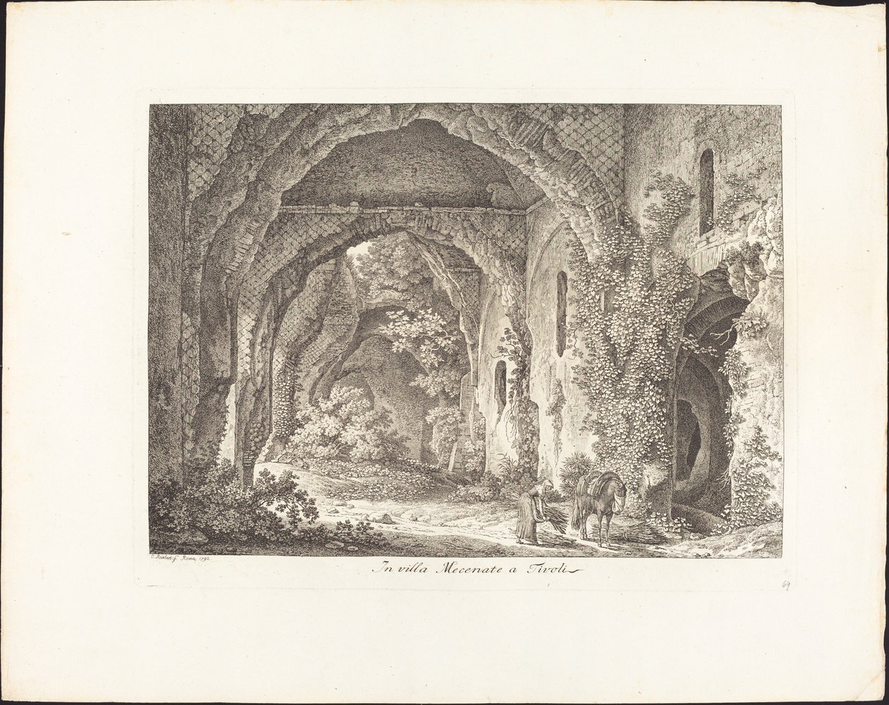 In der Villa Mecenate von Johann Christian Reinhart