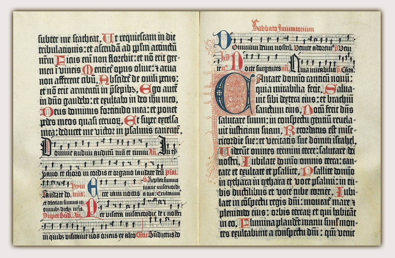 Mainzer Psalter von Johann Fust and Peter Schoeffer