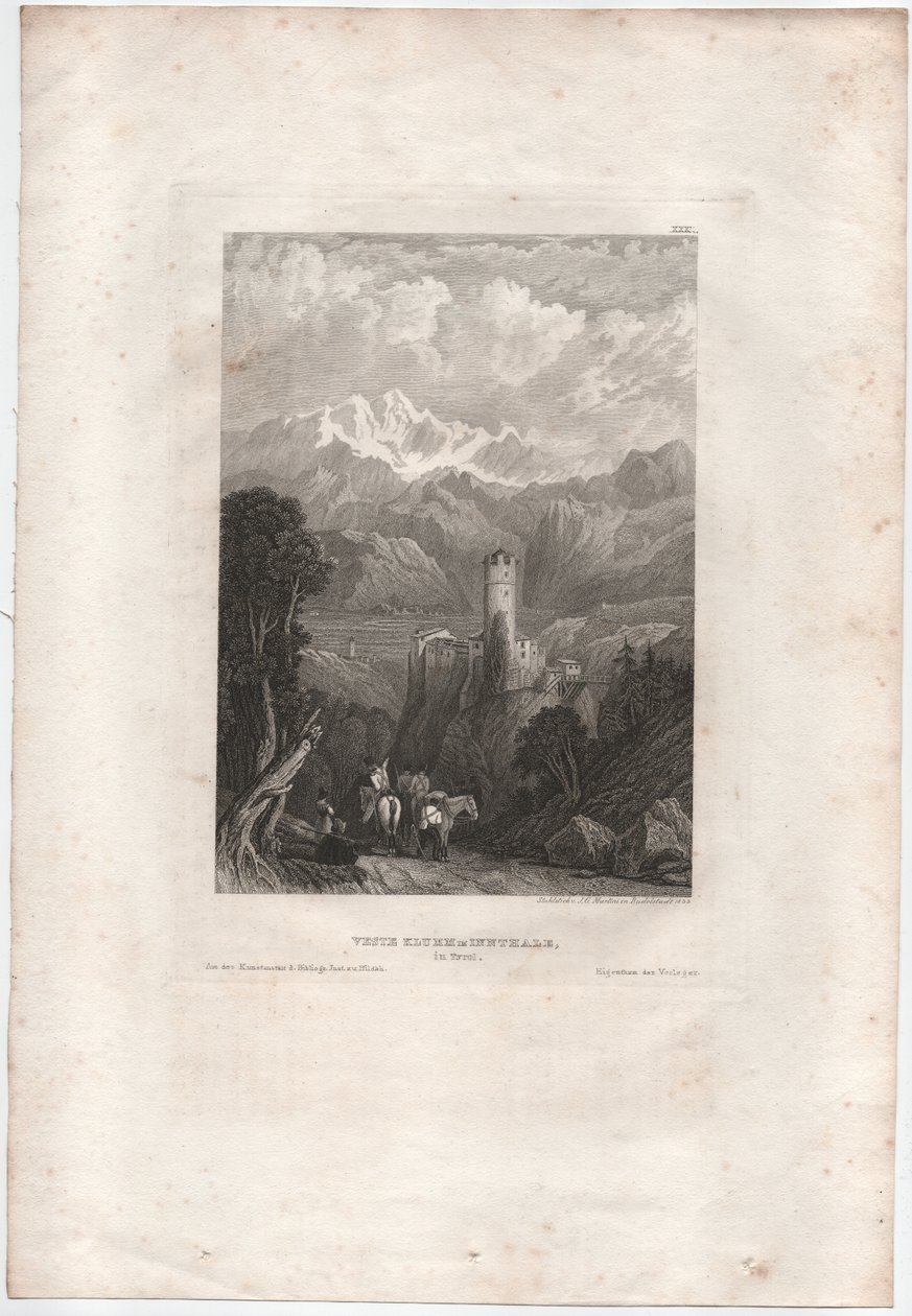 Festung Klumm im Innthale von Johann Georg Martini