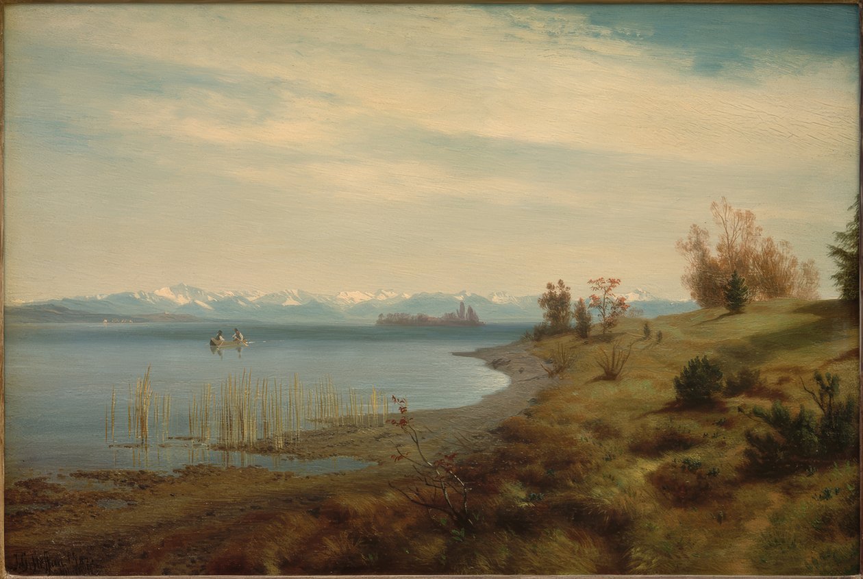 Vorfrühling am Starnberger See von Johann Gottfried Steffan