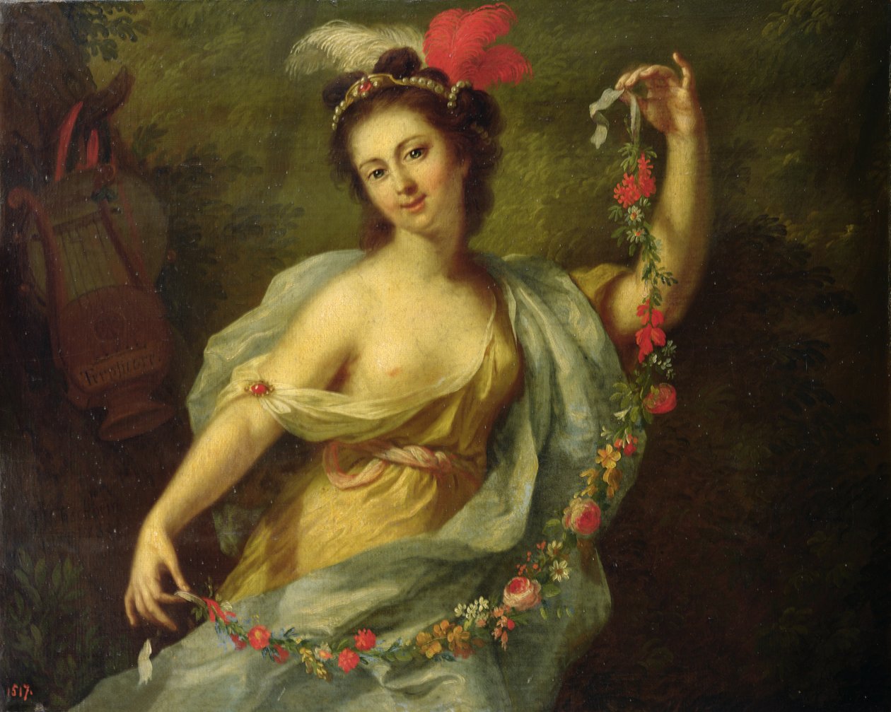 Die Muse Terpsichore, 1782 von Johann Heinrich Tischbein