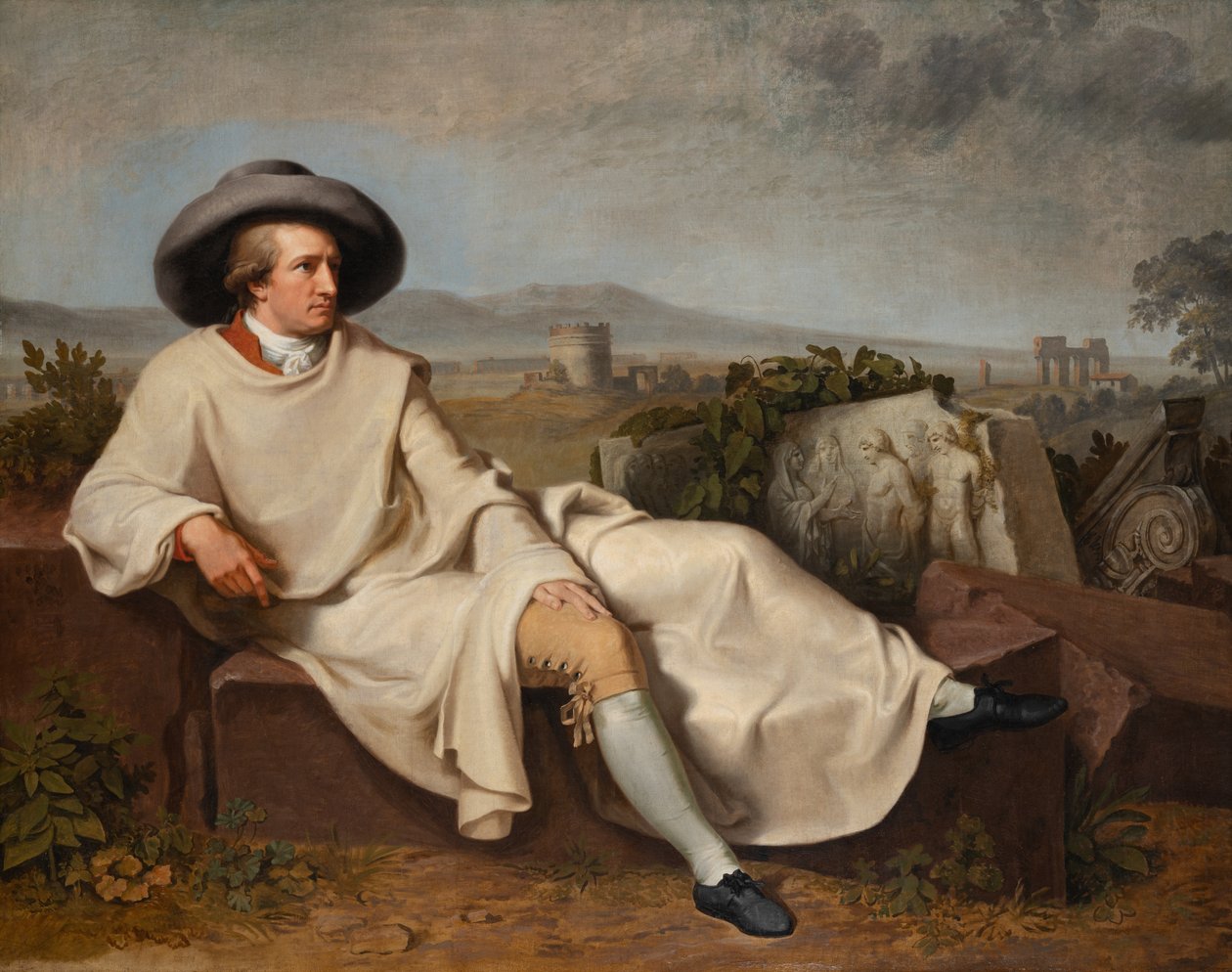 Goethe in der römischen Campagna von Johann Heinrich Wilhelm Tischbein