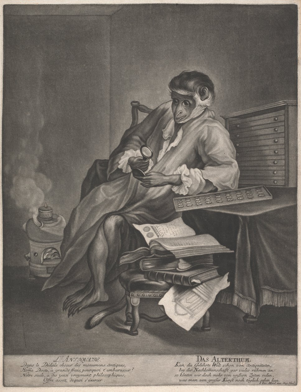 Der Antiquar von Johann Jacobus Haid