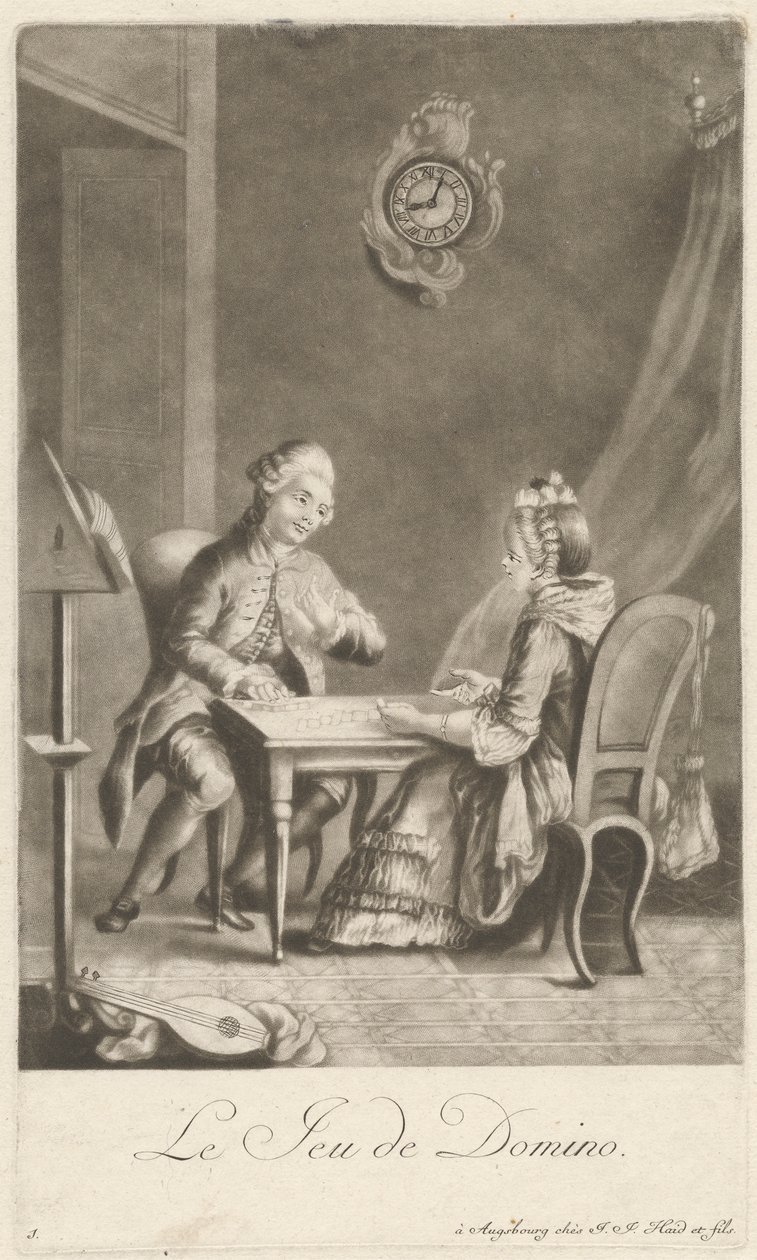 Das Dominospiel von Johann Jacobus Haid