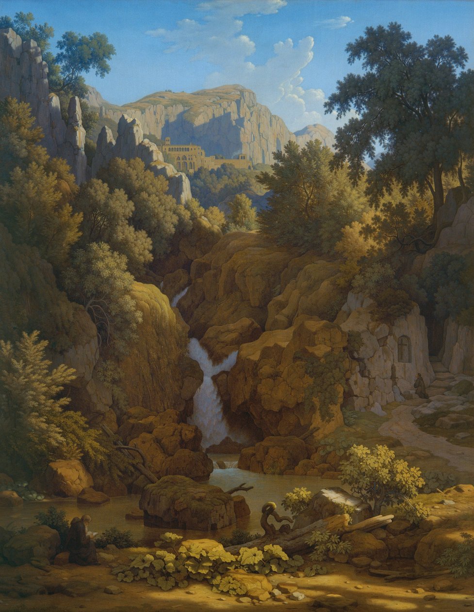 In Subiaco von Johann Martin von Rohden