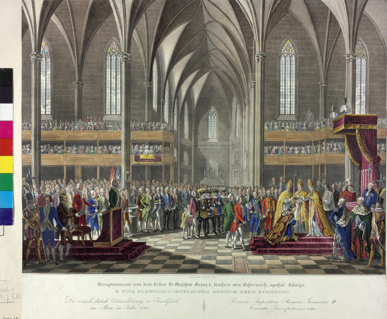 Kaiserkrönung 1792 von Johann Nepomuk Hoechle