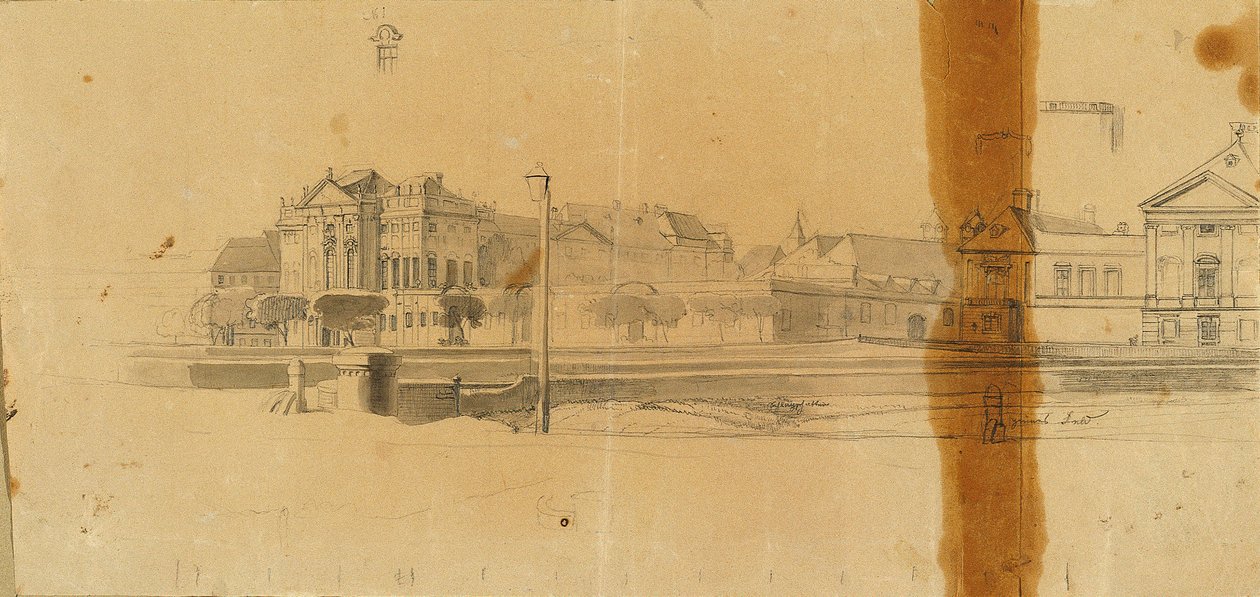 Ansicht des Palais Trautson von Johann Peter Krafft