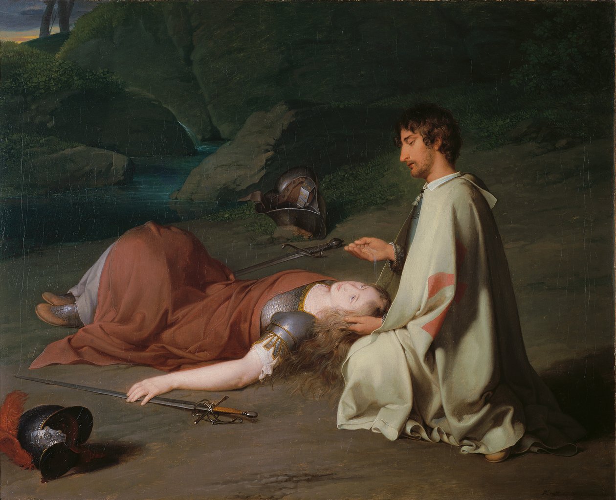 Chlorindens Taufe von Johann Peter Krafft