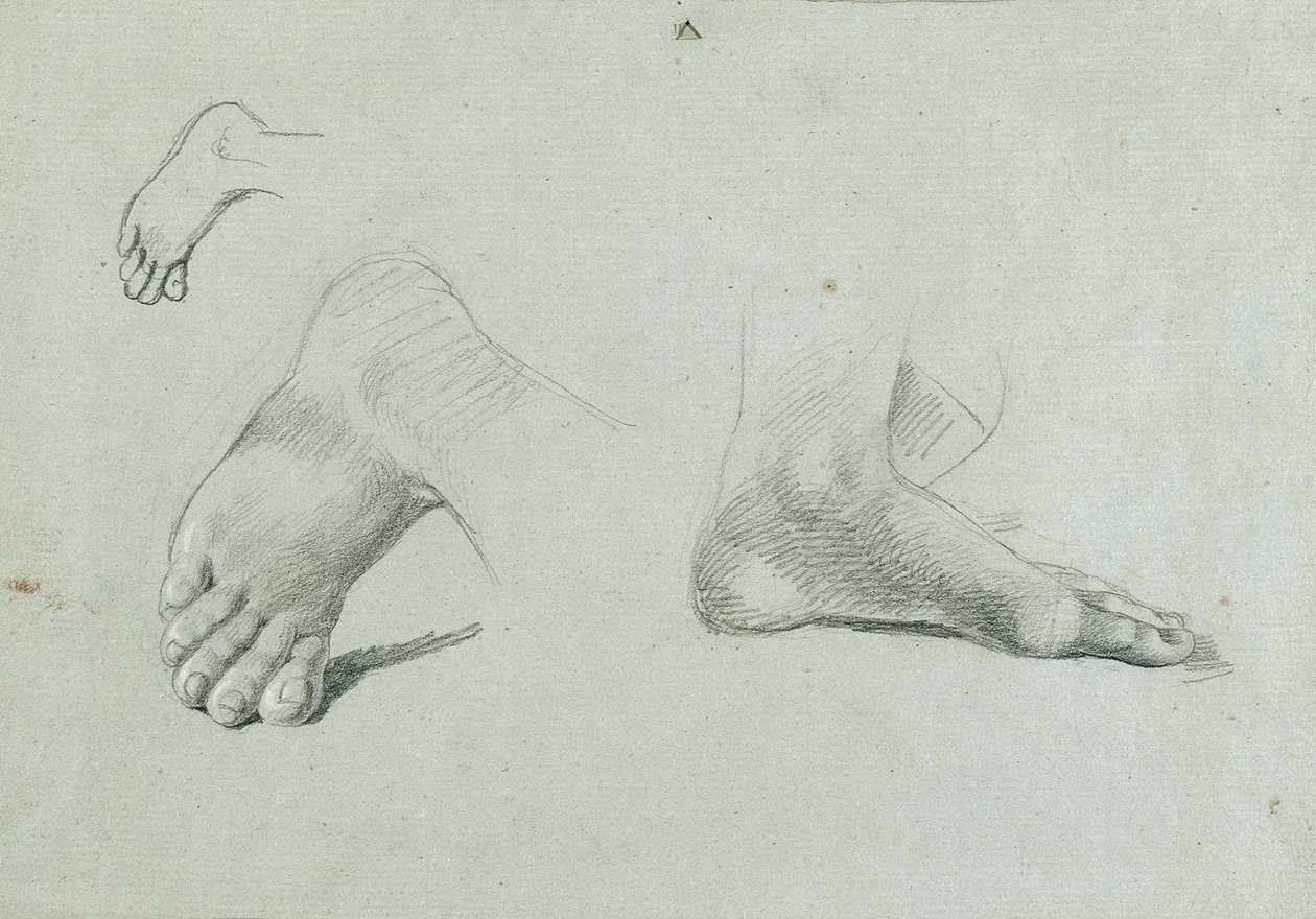 Fußstudie von Johann Peter Krafft